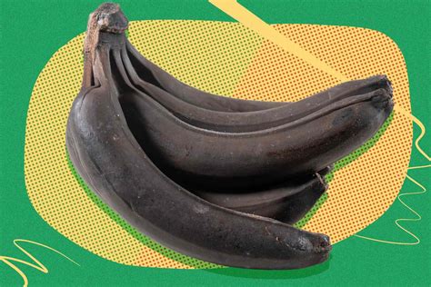 black bananas.